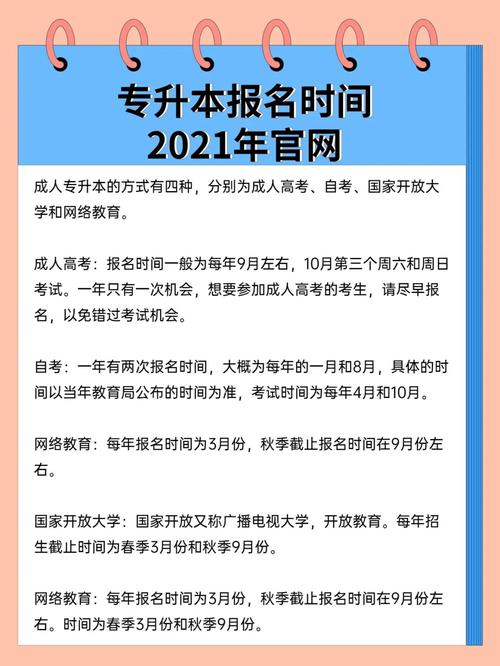 自考專升本報名時間及報名方式 - 腿腿教學網