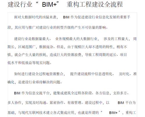 重構標題：“信息在BIM技術中的角色”