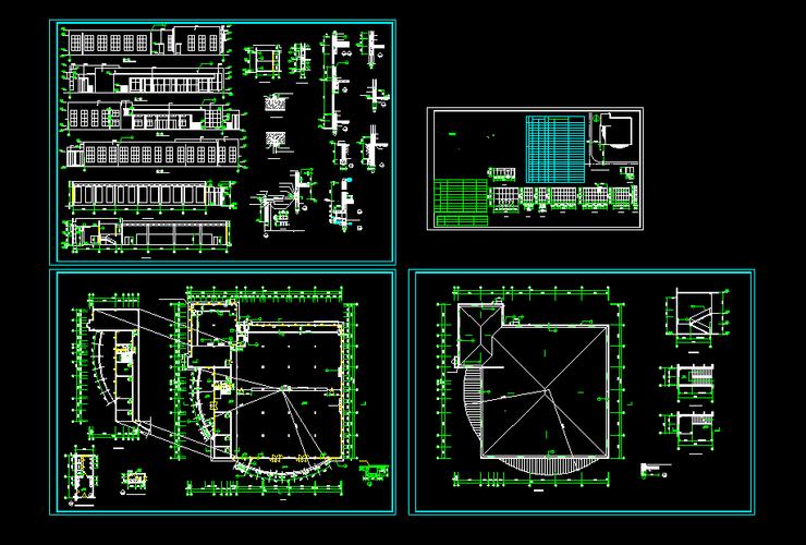 簡單的CAD建筑平面圖圖片 簡單的CAD建筑平面圖圖片 - BIM,Reivt中文網(wǎng)