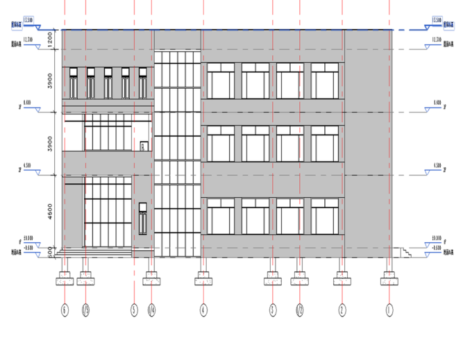 Revit建筑立面圖 - BIM,Reivt中文網