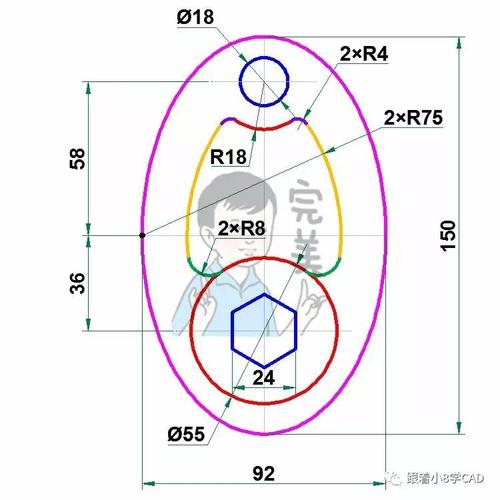 如何在CAD2023中準確找到橢圓的四個關鍵點 - BIM,Reivt中文網