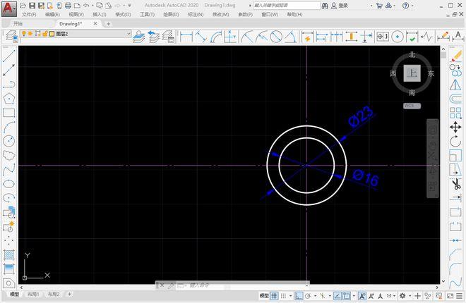 如何使用CAD2023在兩點間創建圓形 - BIM,Reivt中文網