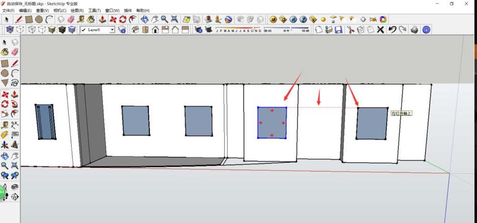 SketchUp草圖大師教程：如何制作窗戶 - BIM,Reivt中文網