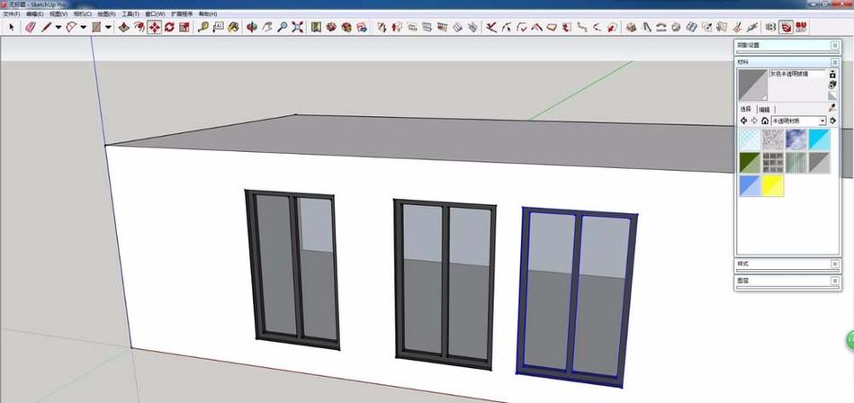 SketchUp草圖大師教程：如何制作窗戶 - BIM,Reivt中文網