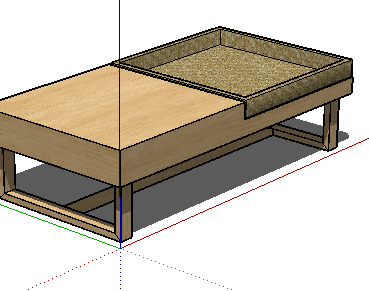 使用SketchUp繪制茶幾模型的技巧 - BIM,Reivt中文網