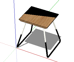 使用SketchUp繪制茶幾模型的技巧 - BIM,Reivt中文網